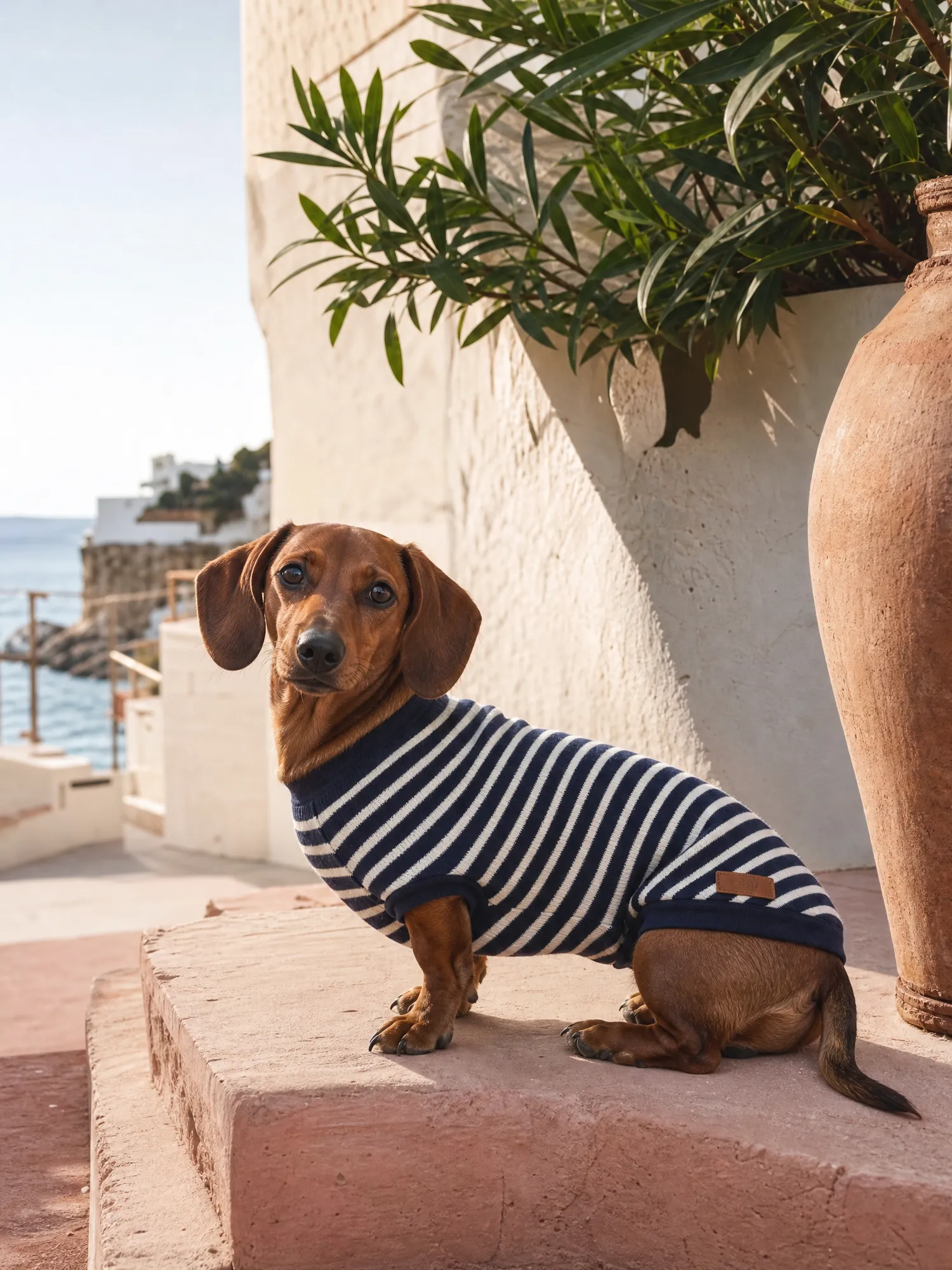 A Dachshund on the French Riviera